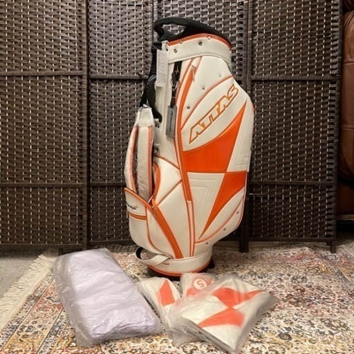 【売約済み】　ATTAS アッタス　USTMamiya ゴルフ　キャリーバッグ　キャディバッグ　スタンドキャリー　キャディバック　カートバッグ　限定　ヘッドカバー　付き　非売品　レア　貴重　SB 9 9.0型　マミヤ