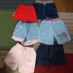 女の子服まとめ売り(中古) １１０ 短パン