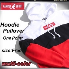 KANGOL SPROT ワンポイントロゴ パーカー プルオーバ...