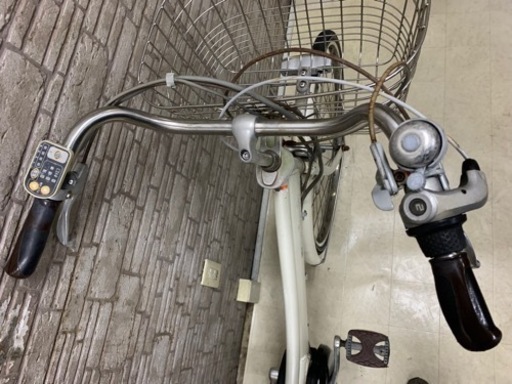 新春SALE 東京23区配達無料　新基準　YAMAHAヤマハ　パスシティM 6Ah リチウム 電動自転車 中古 26