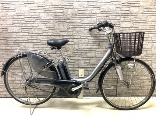 新春SALE 東京23区配達無料　新基準　YAMAHAヤマハ　パスナチュラ　8.1Ah リチウム 電動自転車 中古 26