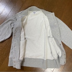 スエット素材レディース上着の画像