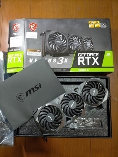 PCパーツ MSI GeForce RTX 3080 Ti VENTUS 3X 12G OC