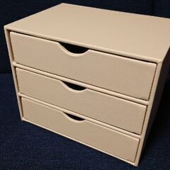 【中古品】山善 小物入れ 3段