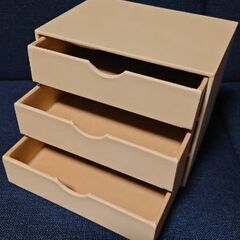 【中古品】山善 小物入れ 3段の画像