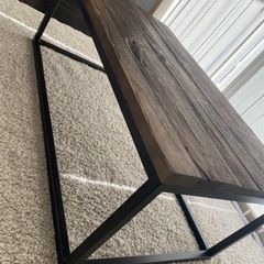 センターテーブル　アイアン　ウッド