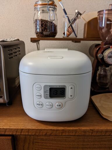 無印　炊飯器　3合　MJ-RC3A