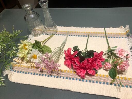 造花　フェイクグリーン　中古品　8点セット