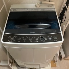 洗濯機　ハイアール　取りに来てくださる方限定の画像