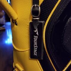 【完全未使用！】ツアーステージ ゴルフバッグ 黄色の画像