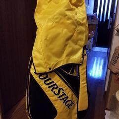 【完全未使用！】ツアーステージ ゴルフバッグ 黄色の画像