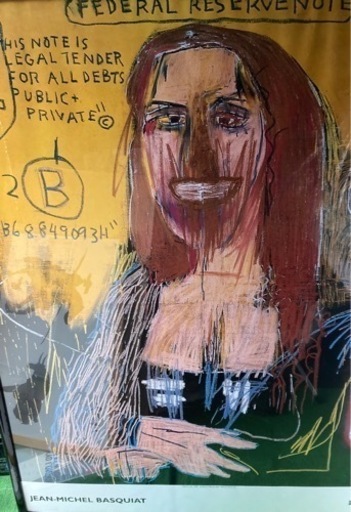 ジャン.ミッシェル.バスキア(モナリザ)ポスター