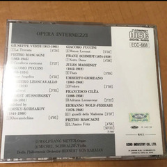 オペラ間奏曲集