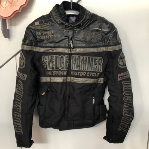 ライダース　バイクジャケット4点・グリップセット