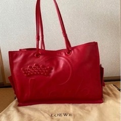 【美品レア】LOEWE 限定バッグ（赤）の画像