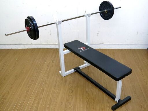 ベンチプレス+バーベルセット プレート重さ35kg