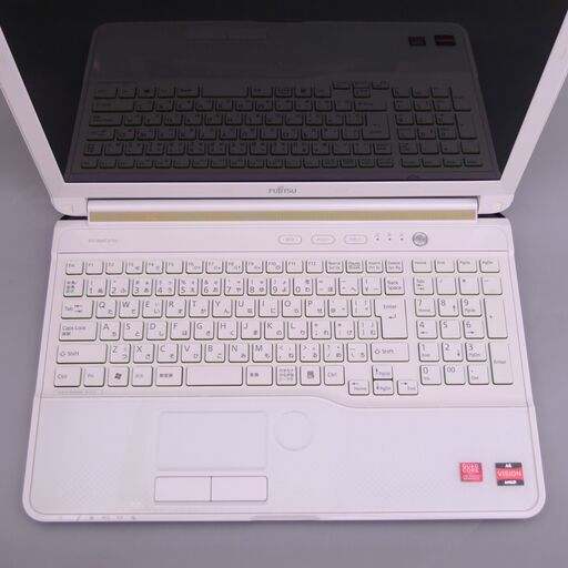 新品高速SSD 日本製 ノートパソコン 15.6型 富士通 AH53/H 中古美品 AMD A6-3420M 4GB Blu-ray 