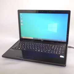  即使用可 中古良品 ノートパソコン 15.6型ワイド NEC PC-VK15EFWDF Celeron 4GB DVDマルチ 無線 Wi-Fi webカメラ Windows10 Office有