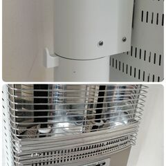 【決まりました】JT36 CORONAコロナ 遠赤外線電気ストーブ コアヒート DH-1214R-SS 2015年製 シャンパンシルバー 白 ホワイト 現地引き取りのみ の画像