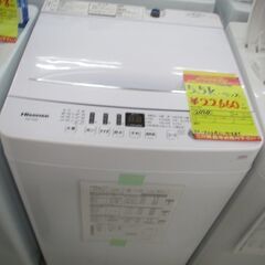 ID:G980786　ハイセンス　全自動洗濯機５．５ｋ