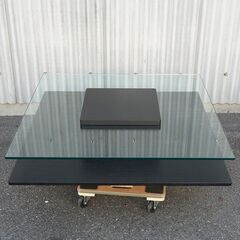 ガラスセンターテーブル　幅100cm