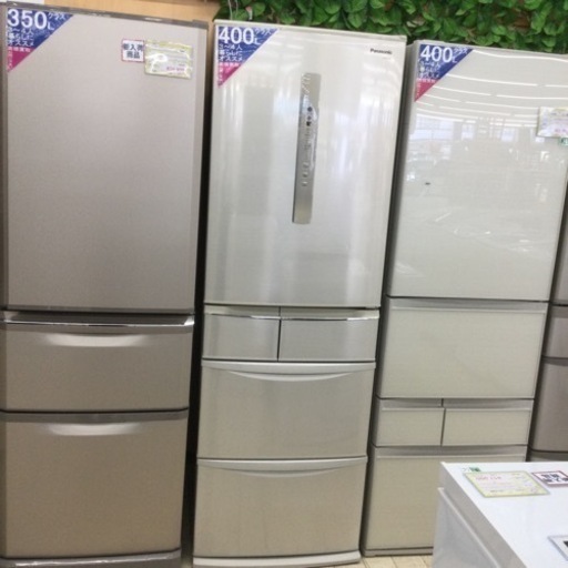 2011年製 Panasonic パナソニック 426L冷蔵庫 ECONAVI搭載 NR-E435T-N