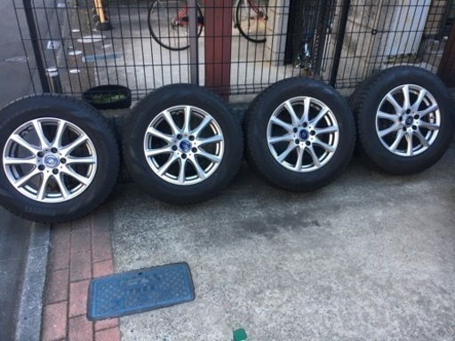 【引取限定】　スタッドレスタイヤホイール4本セット　215/65R16  5穴
