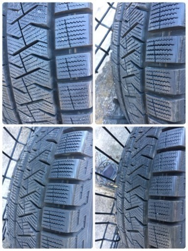 【引取限定】　スタッドレスタイヤホイール4本セット　215/65R16  5穴