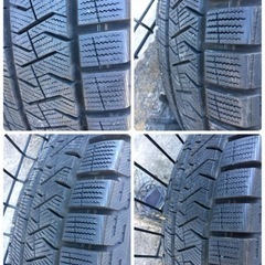 引取限定】 スタッドレスタイヤホイール4本セット 215/65R16 5穴