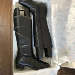 【値下げ！①未使用・②数回使用】ロングブーツ（マドラス製／23c...