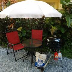 US.BBQガーデンテーブルセット