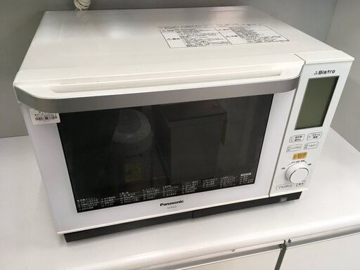 J774　スチームオーブンレンジ　パナソニック　NEBS604W　2017年製　動作確認、クリーニング済み