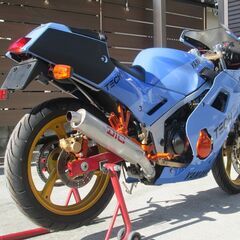 バイクを倒してしまったので大幅値引きします。YAMAHA FZR250 2KR 88年　TECH21仕様制作　レストア済みの画像