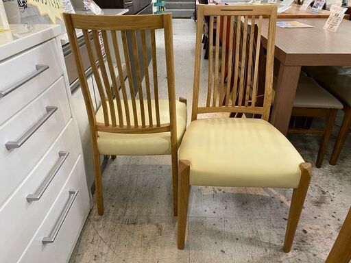 【愛品館 江戸川店】 朝日木材 ダイニングテーブル3点セット ID:152-007925-007