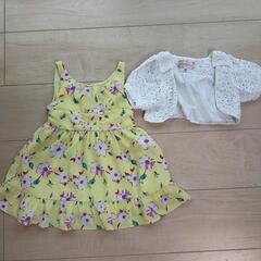 値下げ中！花柄ワンピ+ボレロセット