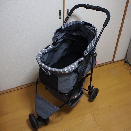 わんわんカート スマートハンディ グレー GEX ジェックス　ペット　カート　小型犬２頭可