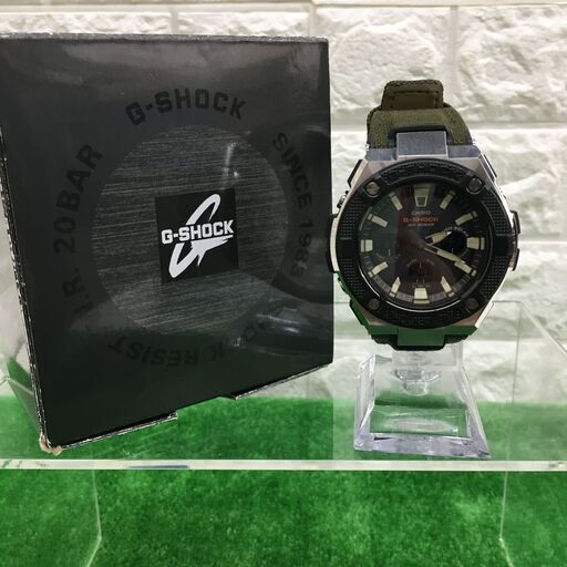 CASIO G-SHOCK  GST-S130BC-A3DR カシオ ジーショック カーキ 海外モデル