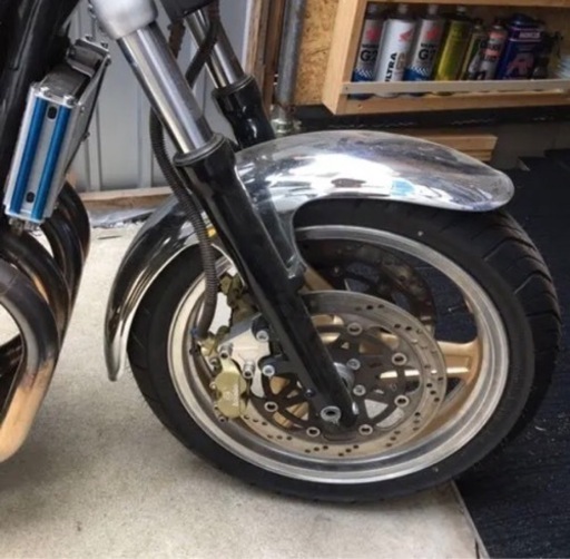 ゼファー750 フロントフェンダー