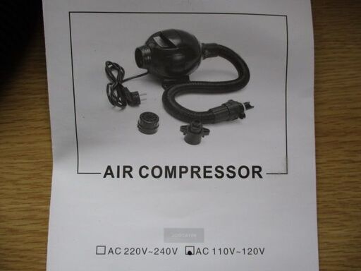 レア！！海外製　小型エアーコンプレッサー　JODCA108　新品未使用品