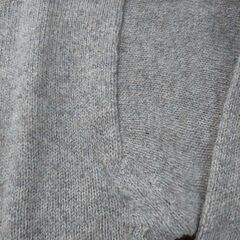 【UNIONMADE'77】ＶネックセーターL薄グレー赤ラインの画像