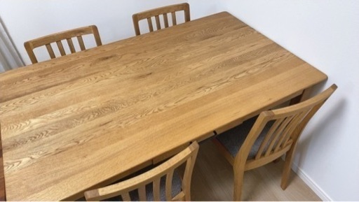 【新品】【キャンセル出たため再受付】ダイニングテーブルセット