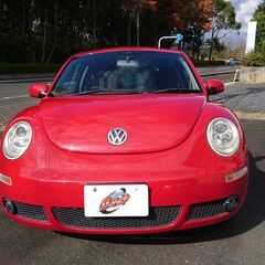 【金利０円・自社ローン】ＶＷ ニュービートル ドライブレコーダー　ＥＴＣ　ＡＴ　ナビ　ＤＶＤ再生　ＣＤ　キーレスエントリー　記録簿　アルミホイール　エアコン　パワーステアリング　パワーウィンドウの画像