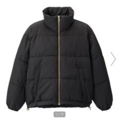 GU中綿スタンドカラーブルゾンの画像