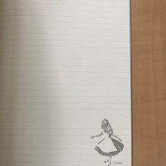 アリスインワンダーランド　メモ帳の画像