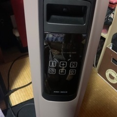 AND DECO オイルヒーター　ほぼ新品　グレーの画像