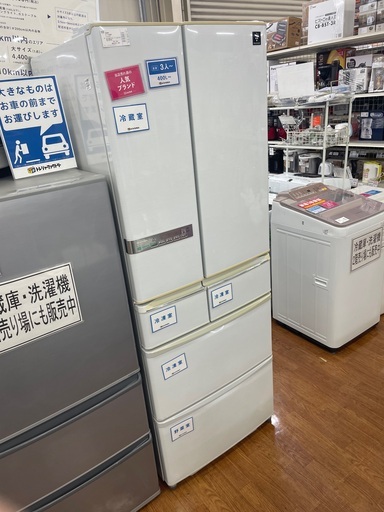 SHARP 6ドア冷蔵庫　SJーXF47W 2012年製　465L