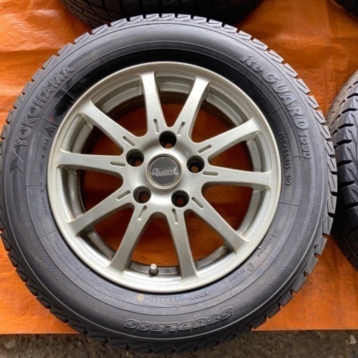 ?195/65R15 8分山スタッドレスタイヤ&アルミセット