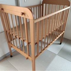 スリーピー ベビーベッド ナチュラル 120×70cm 石崎家具