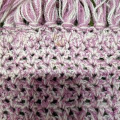 毛糸のマフラーの画像