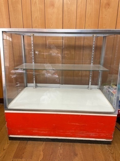 ガラスケース ショーケース コレクションケース 収納家具 昭和レトロ アンティーク